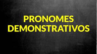 📌Pronomes demonstrativos Prof Alda [upl. by Etteuqaj]