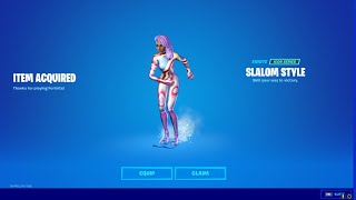 How To Get Slalom Style Emote For FREE Fortnite [upl. by Adnilg54]