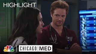 Halstead Figures Out That Mannings Been Lying  Chicago Med [upl. by Aromat539]