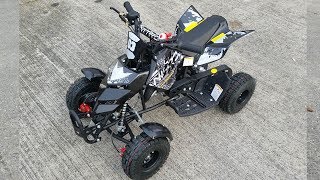 Repti 50cc Mini Quad ATV Pocket Bike REVIEW  Nitro Motors [upl. by Oaht]