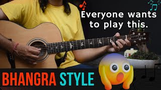 Gulabi Aankien  Guitar Bhangra Style  Chord Melody Lesson [upl. by Anaibib202]