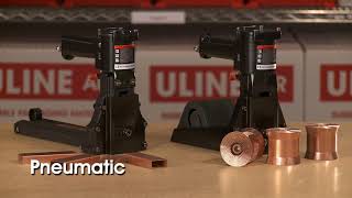 Uline Pneumatic and Manual Staplers [upl. by Annam785]