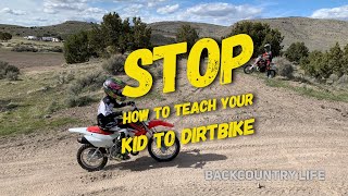 How to teach your kid to dirt bike [upl. by Daub]