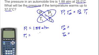 GayLussacs Law Examples [upl. by Yrtnahc]