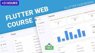 Complete Flutter Web Course 2021  Building a Flutter Web Dashboard [upl. by Enilorak]