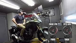 2022 Honda CB500X Dyno Test [upl. by Binni]