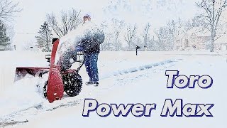 Toro Power Max HD TwoStage Snow Blower Review [upl. by Hayott]