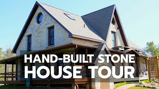 HandBuilt Stone House Tour [upl. by Vanya]