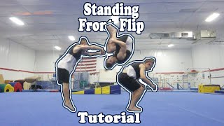 Standing Frontflip Tutorial [upl. by Mosley]