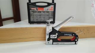 HOW TO USE STAPLER  NAILER [upl. by Lopes]