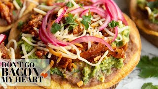 The BEST Chicken Tostadas youll ever make [upl. by Cherice]