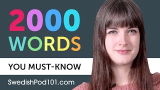 2000 Words Every Swedish Beginner Must Know [upl. by Duval]