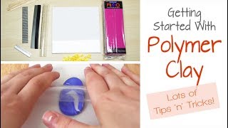 Polymer Clay for Beginners Getting Started  How to Condition amp Mix Clay  Demo Advice amp Tips [upl. by Viveca456]