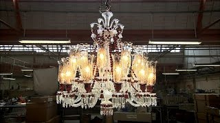 Crystal Chandeliers  How Its Made [upl. by Esialb]