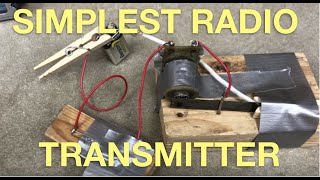 How to build the simplest radio transmitter  the spark gap radio [upl. by Garret]