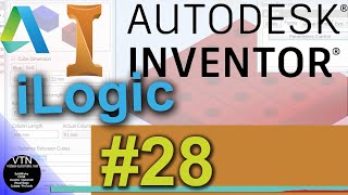 28 AUTODESK INVENTOR ilogic Tutorial  Run Rules 1 [upl. by Barren]