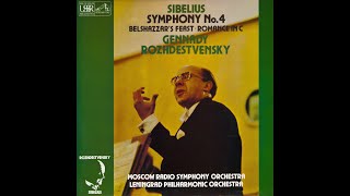 Sibelius  Symphony No 4  Rozhdestvensky 1975 Vinyl [upl. by Ahsaret]