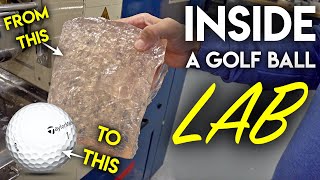 Inside a GOLF BALL LAB How they make golf balls [upl. by Cleaves]