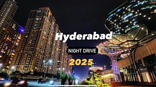 Hyderabad Night View Redefined  Ultra MODERN CITY INDIA  2024  Hitech City [upl. by Lexie]