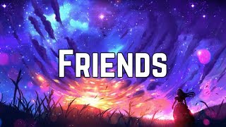 Marshmello amp AnneMarie  Friends Clean Lyrics [upl. by Eilata935]