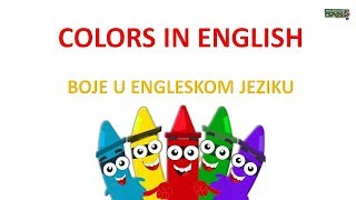 Boje na engleskom jeziku sa odgovarajućim frazama Colors in English [upl. by Htomit224]