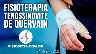 EXERCÍCIOS TENOSSINOVITE DE QUERVAIN TRATAMENTO de FISIOTERAPIA Clínica Dr Robson Sitta [upl. by Aicatan30]