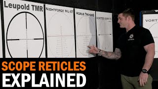 Scope Reticles Explained with Former USCG Precision Marksmanship Instructor Billy Leahy [upl. by Notnel197]