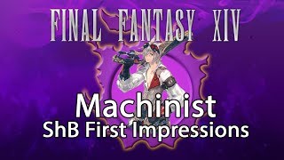 FFXIV Shadowbringers Machinist Changes development footage [upl. by Akselaw]