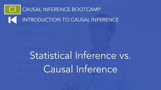 Statistical vs Causal Inference Causal Inference Bootcamp [upl. by Sheffie]