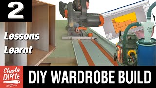 DIY Fitted Wardrobe Build  Lessons Learnt Video 2 [upl. by Ledairam875]