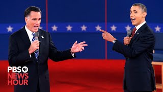 Obama vs Romney The second 2012 presidential debate [upl. by Ecinnahs]