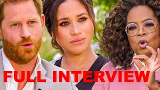 OPRAH FULL INTERVIEW MEGHAN and HARRY  CBS OPRAH FULL INTERVIEW Meghan MEGHAN MARKLE [upl. by Xam]