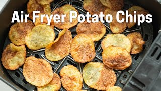 Air Fryer Potato Chips with Time amp Temp [upl. by Nevak]