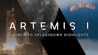 NASA’s Artemis I Moon Mission Launch to Splashdown Highlights [upl. by Kip598]