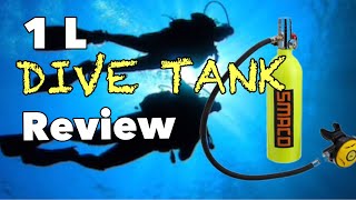 1 Liter Dive Tank Review SMACODEDEPU [upl. by Acemahs]