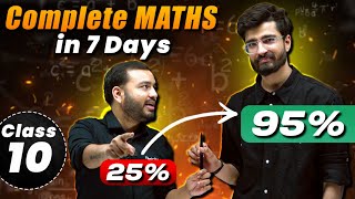 Class 10  Complete Maths in 7 Days  RITIK SIR is Back ☠️ Gap Days Strategy  Alakh Pandey [upl. by Philpot]