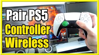 How to CONNECT PS5 Controller WIRELESS to PS5 with BLUETOOTH PAIRING MODE Fast Method [upl. by Mehs]