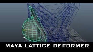 Maya Tutorial for Beginners  Lattice Deformer [upl. by Slaby]