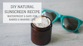 How to Make Natural Homemade Sunscreen  DIY Sunscreen Recipe  Dr J9 Live [upl. by Graniela]