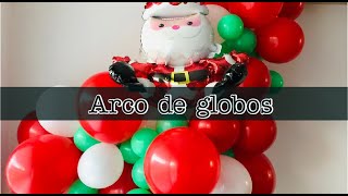 Cómo hacer Arco Orgánico de Globos de Navidad🎄🎈  RotgerCREA [upl. by Conias]