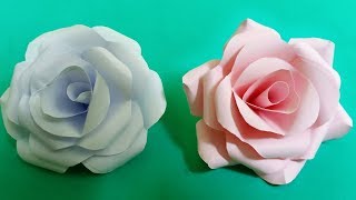 Cách làm hoa hồng bằng giấy đơn giản nhất  DIY Paper Roses Tutorial [upl. by Suired]