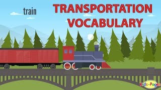 Transportation Vocabulary and Vehicle Names [upl. by Placeeda169]