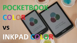 Pocketbook Inkpad Color vs Pocketbook Color ereader Comparison [upl. by Wallace]