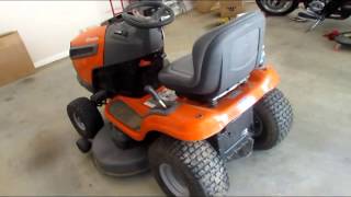 Husqvarna YTH22V46 Yard Tractor Product Review [upl. by Manthei]