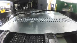 CNC Turret Punch Press at Ajax Metal Forming Solutions [upl. by Bartko832]