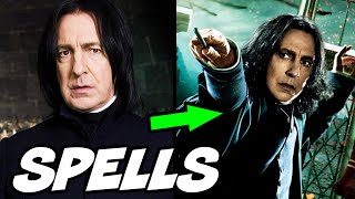 All 7 Spells Severus Snape CREATED  Harry Potter Explained [upl. by Merp]