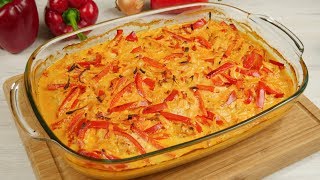 Paprika Sahne Hähnchen aus dem Ofen [upl. by Nirag]