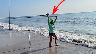 How To Cast A Surf Fishing Rod For Distance amp Accuracy [upl. by Alten317]