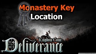 Monastery Key Location without pickpocketing  Easy to Find  Kingdom Come Deliverance [upl. by Enomor445]