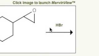 AcidCatalyis Ring Opening of Cyclohexylepoxide Using HBr [upl. by Araiek]